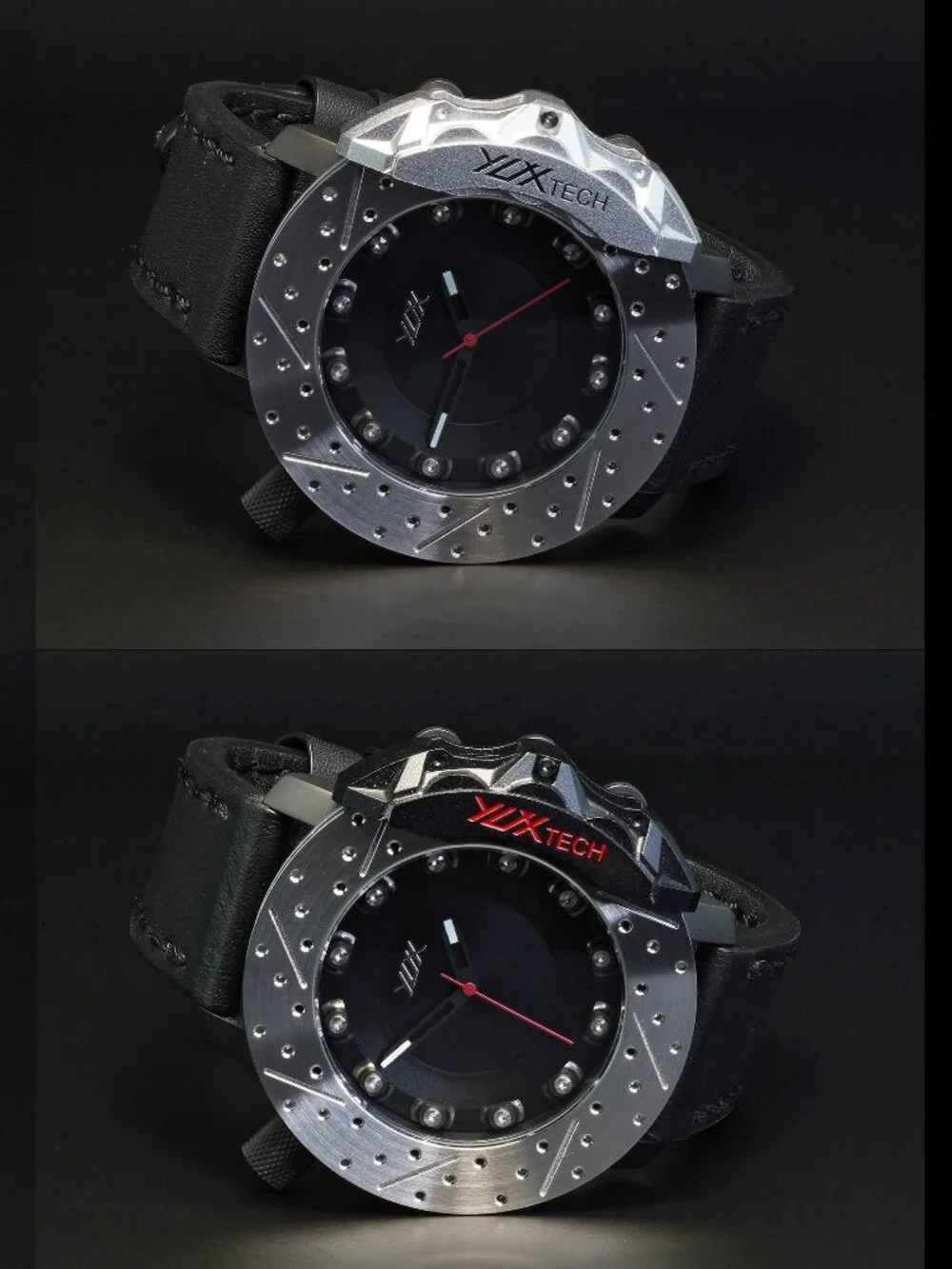 Men's Sport WristWatch Racing Style High performance Brake Disc watch